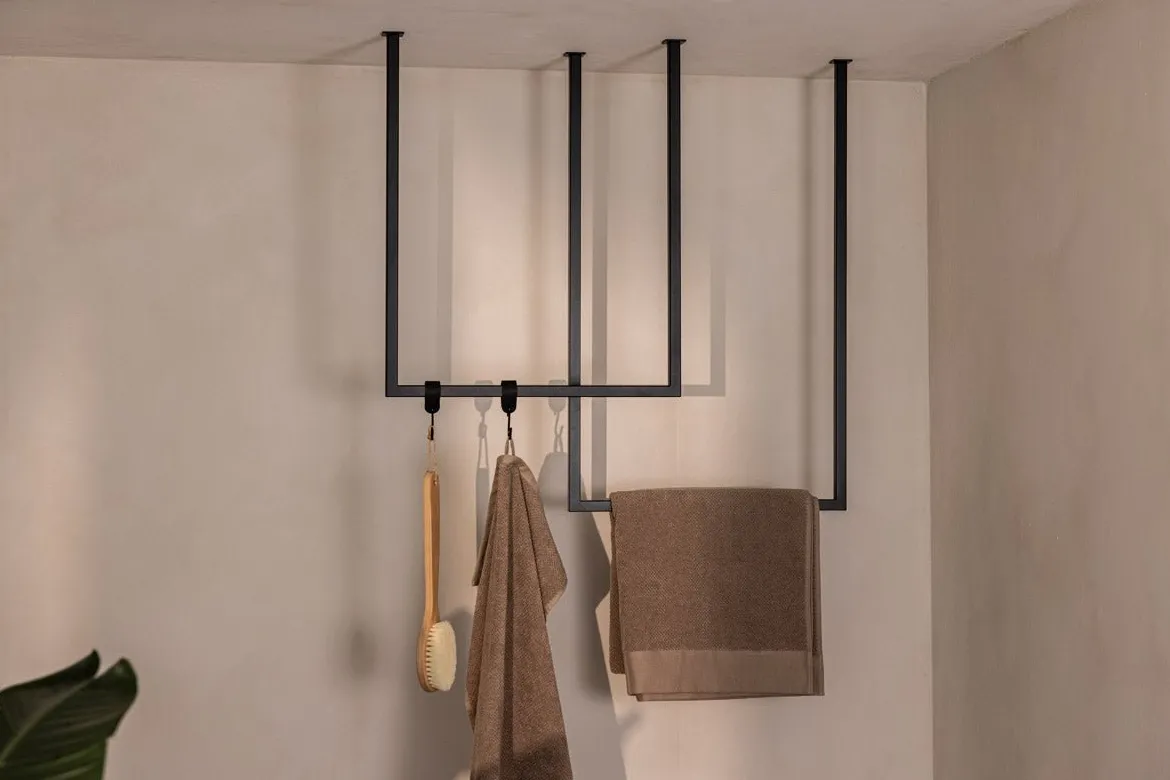 Garderobe/Handtuchhalter Tensi – Minimalistisches Design zur Deckenmontage