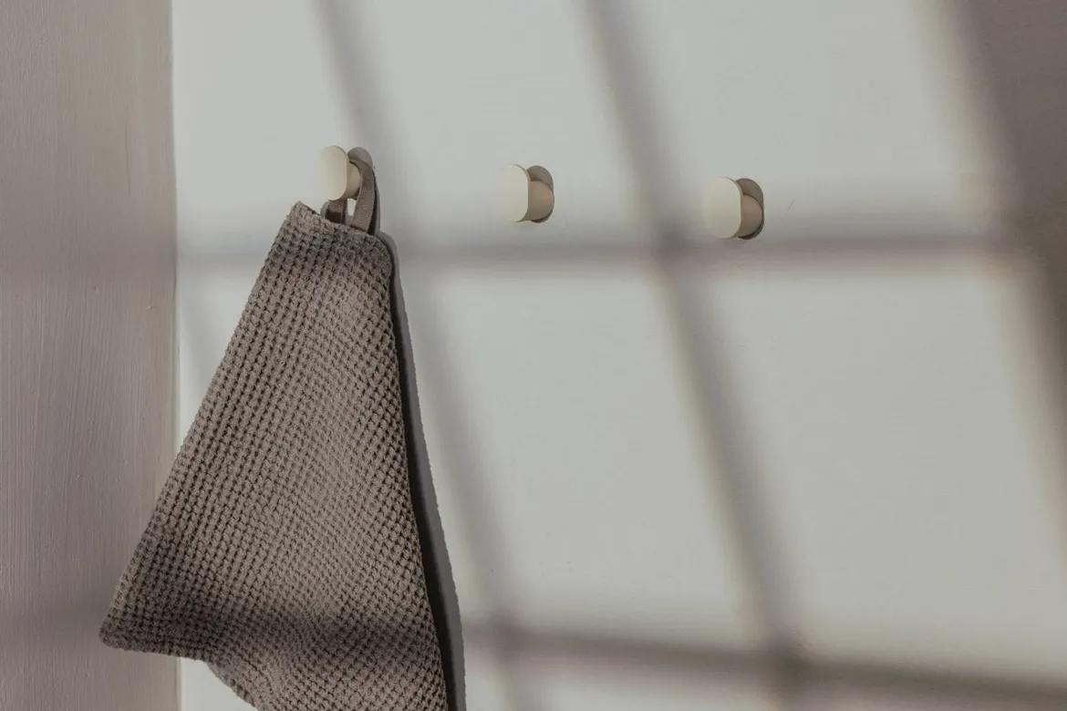 Garderobe/Kleiderhaken Palo – Minimalistische Wandhaken im 3er- oder 6er-Set