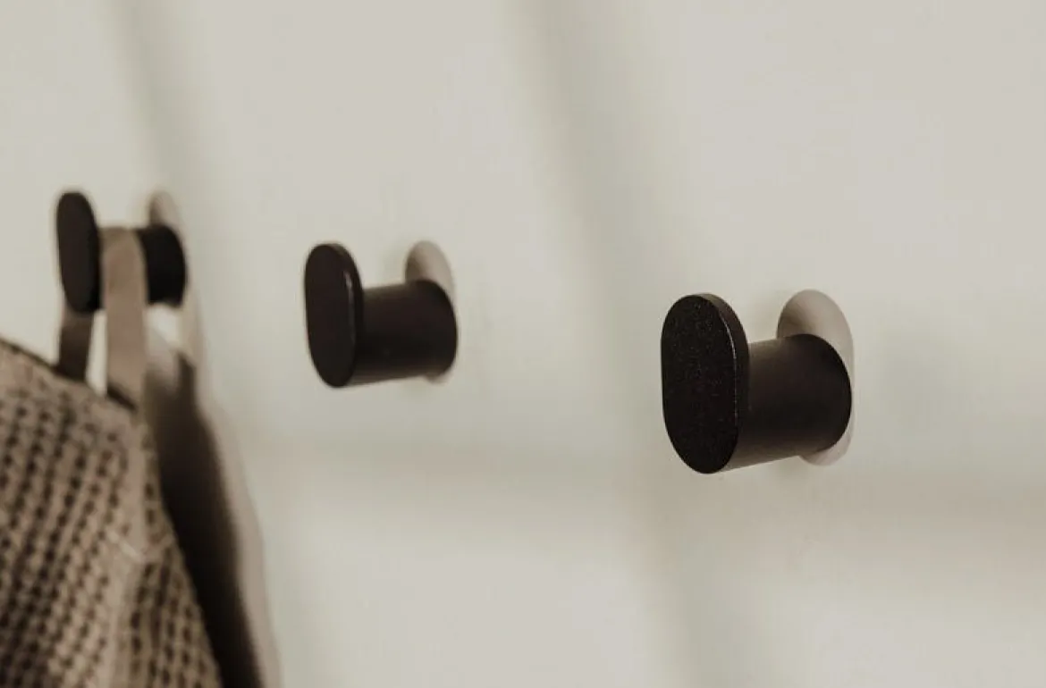 Garderobe/Kleiderhaken Palo – Minimalistische Wandhaken im 3er- oder 6er-Set