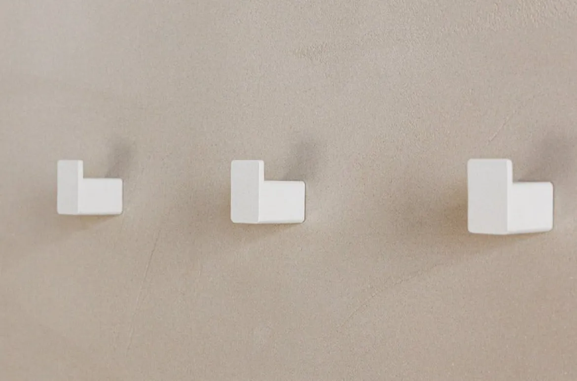 Garderobe/Kleiderhaken Palo – Minimalistische Wandhaken im 3er- oder 6er-Set