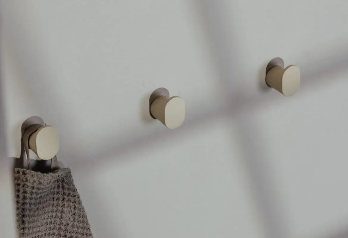 Garderobe/Kleiderhaken Palo – Minimalistische Wandhaken im 3er- oder 6er-Set
