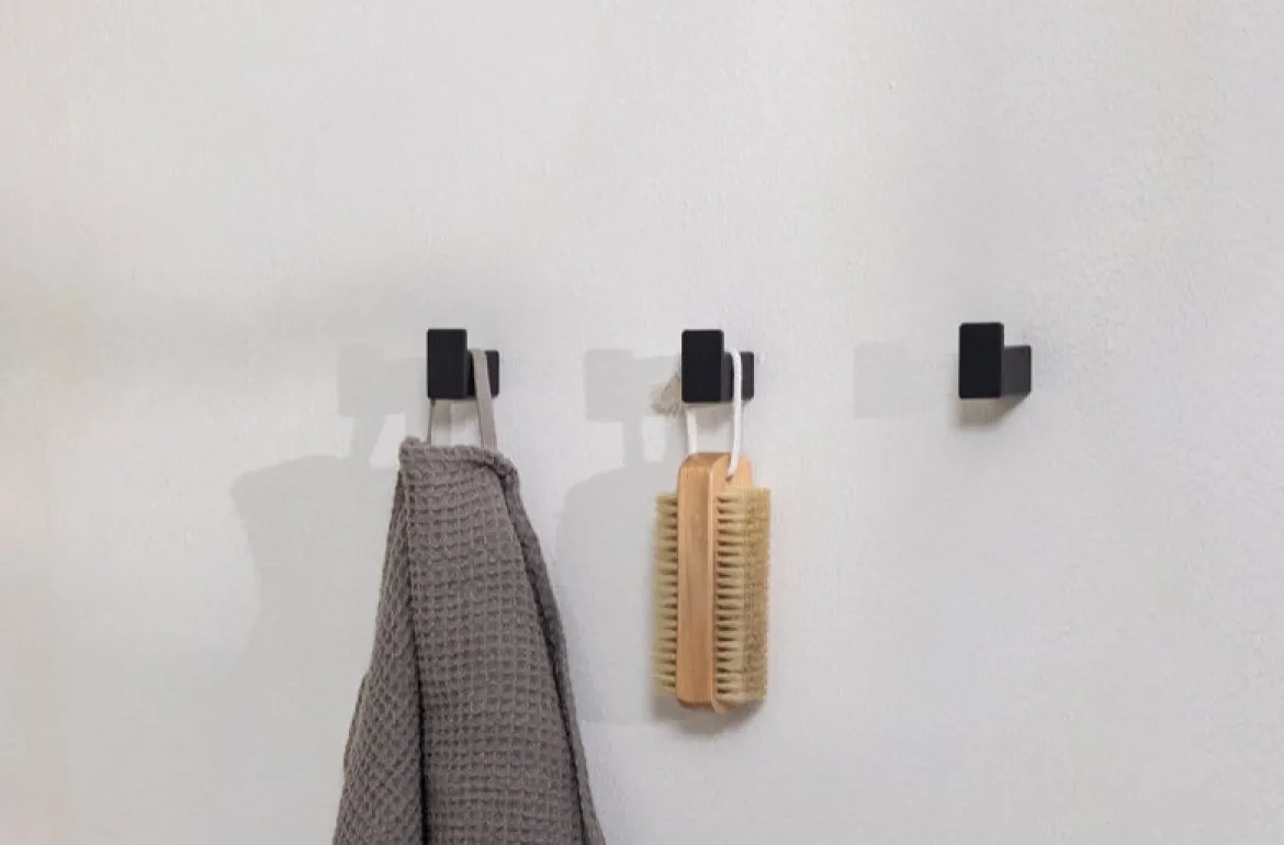 Garderobe/Kleiderhaken Palo – Minimalistische Wandhaken im 3er- oder 6er-Set