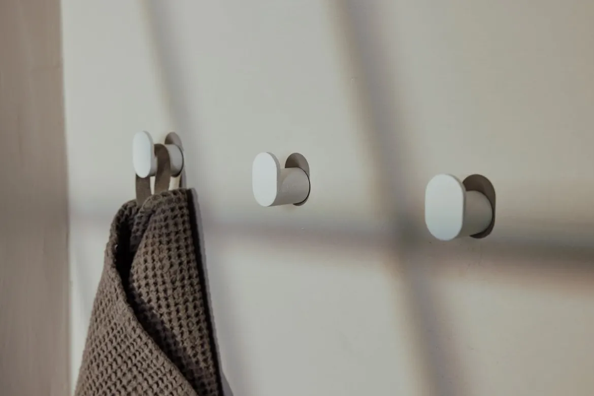 Garderobe/Kleiderhaken Palo – Minimalistische Wandhaken im 3er- oder 6er-Set