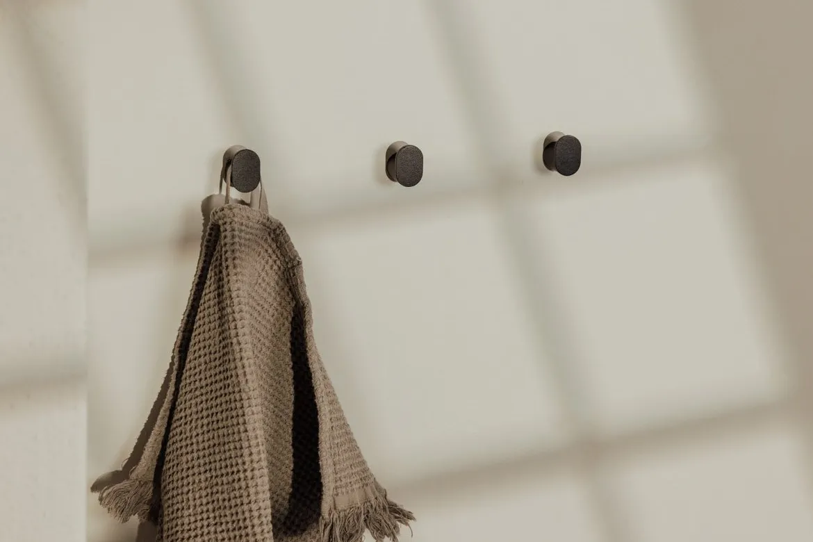 Garderobe/Kleiderhaken Palo – Minimalistische Wandhaken im 3er- oder 6er-Set