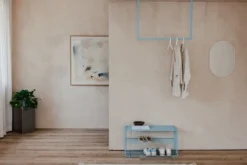 Garderobe/Kleiderstange Rubi – Hängendes Design aus Stahl