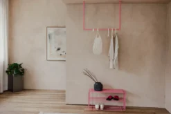 Garderobe/Kleiderstange Rubi – Hängendes Design aus Stahl