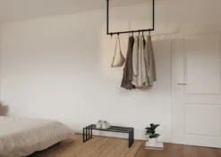 Garderobe/Kleiderstange Rubi – Hängendes Design aus Stahl