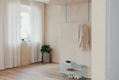 Garderobe/Kleiderstange Rubi – Hängendes Design aus Stahl