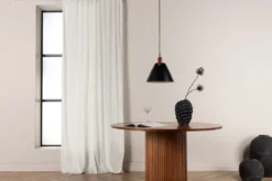 Gardinen-Set Anny – Samtoptik in vielen Farben