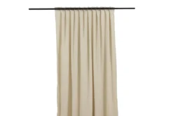 Gardinen-Set Verta – mit Mehrband-System in Beige & Moosgrün