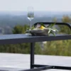 Gartenbank Cäsar - aus robustem, schwarzem Aluminium