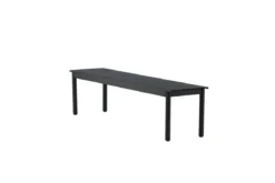 Gartenbank Egypt - aus robustem schwarzem Aluminium