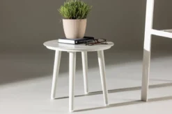 Garten Beistelltisch Amman - Ø40 in der Farbe Beige
