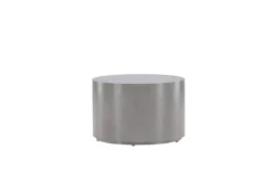 Garten Beistelltisch India - Ø60 aus Aluminium in der Farbe Grau