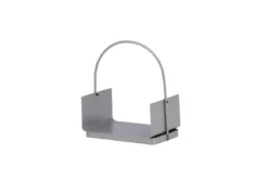 Garten Brennholzkorb Carry - aus Stahl in Silber