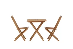 Garten Cafegruppe Americano – 3-teiliges Gartenmöbel-Set aus Teakholz