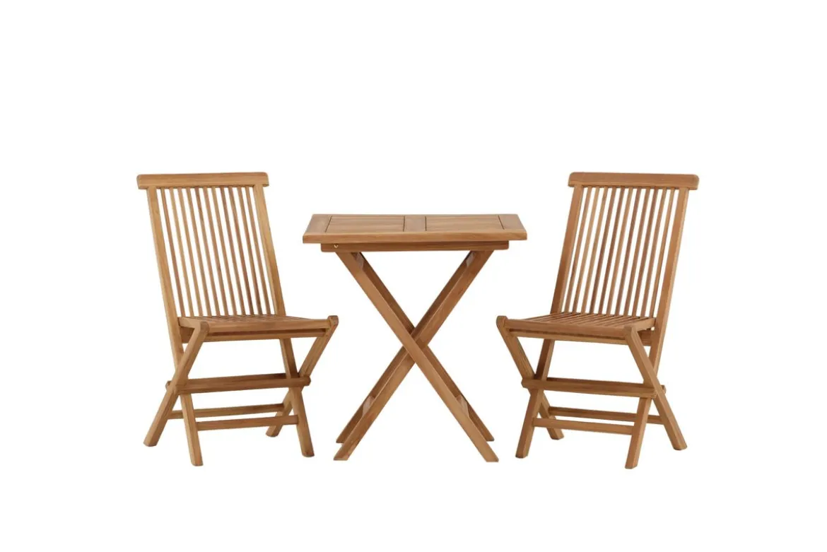 Garten Cafegruppe Americano – 3-teiliges Gartenmöbel-Set aus Teakholz