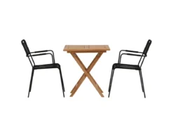 Garten Cafegruppe Elbe – 3-teiliges Gartenmöbel-Set 70x70 cm