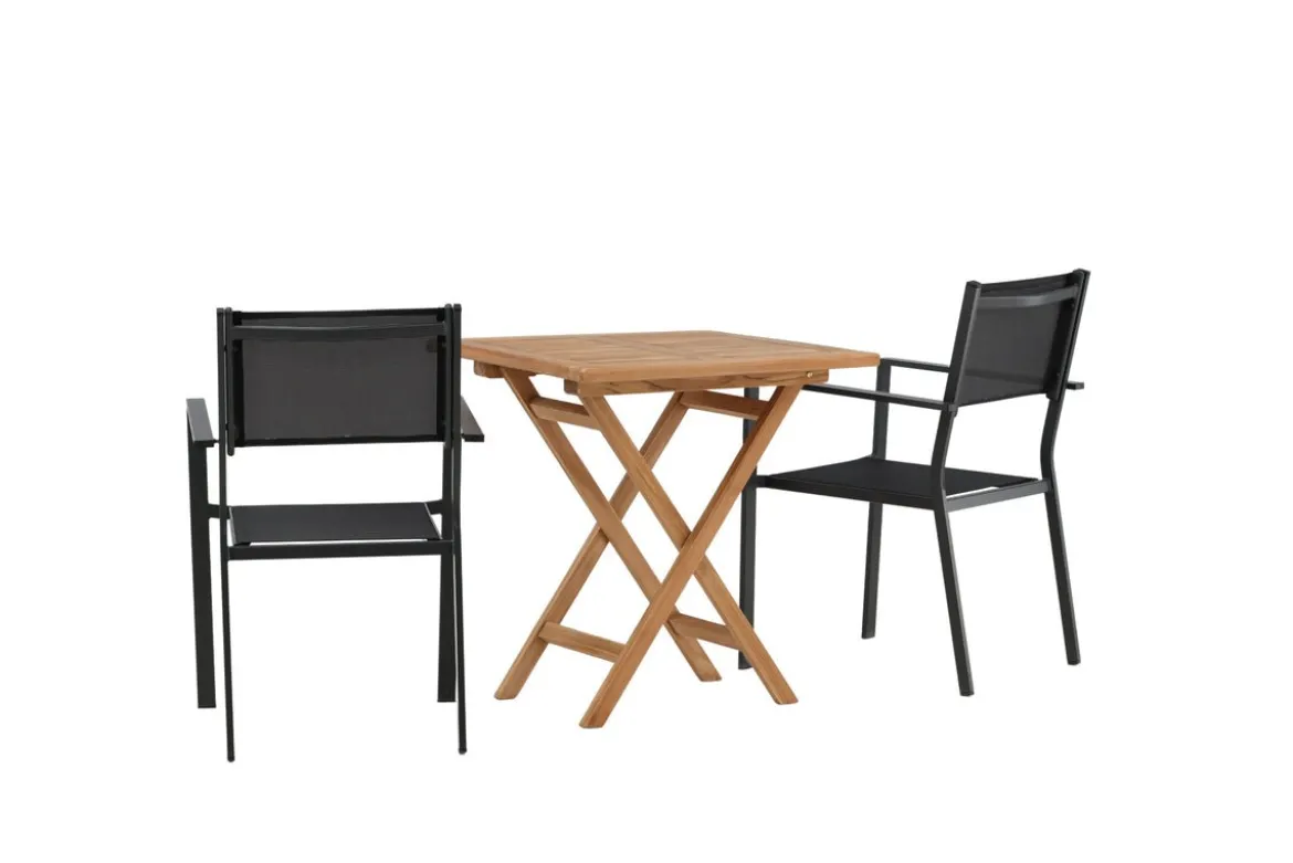 Garten Cafegruppe Irish – 3-teiliges Gartenmöbel-Set 70x70 cm