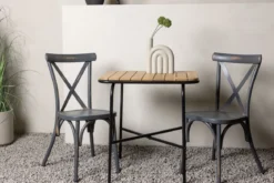 Garten Cafegruppe Living – 3-teiliges Gartenmöbel-Set mit Stühlen aus Aluminium