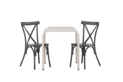 Garten Cafegruppe Narvis – 3-teiliges Gartenmöbel-Set 70x70 cm