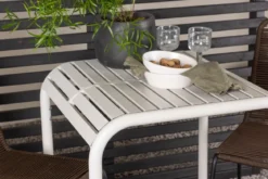 Garten Cafegruppe Novel – 3-teiliges Gartenmöbel-Set mit braunen Stühlen