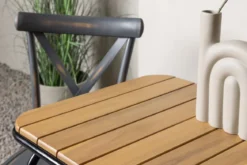 Garten Cafegruppe Uber – 3-teiliges Gartenmöbel-Set mit Stühlen aus Aluminium
