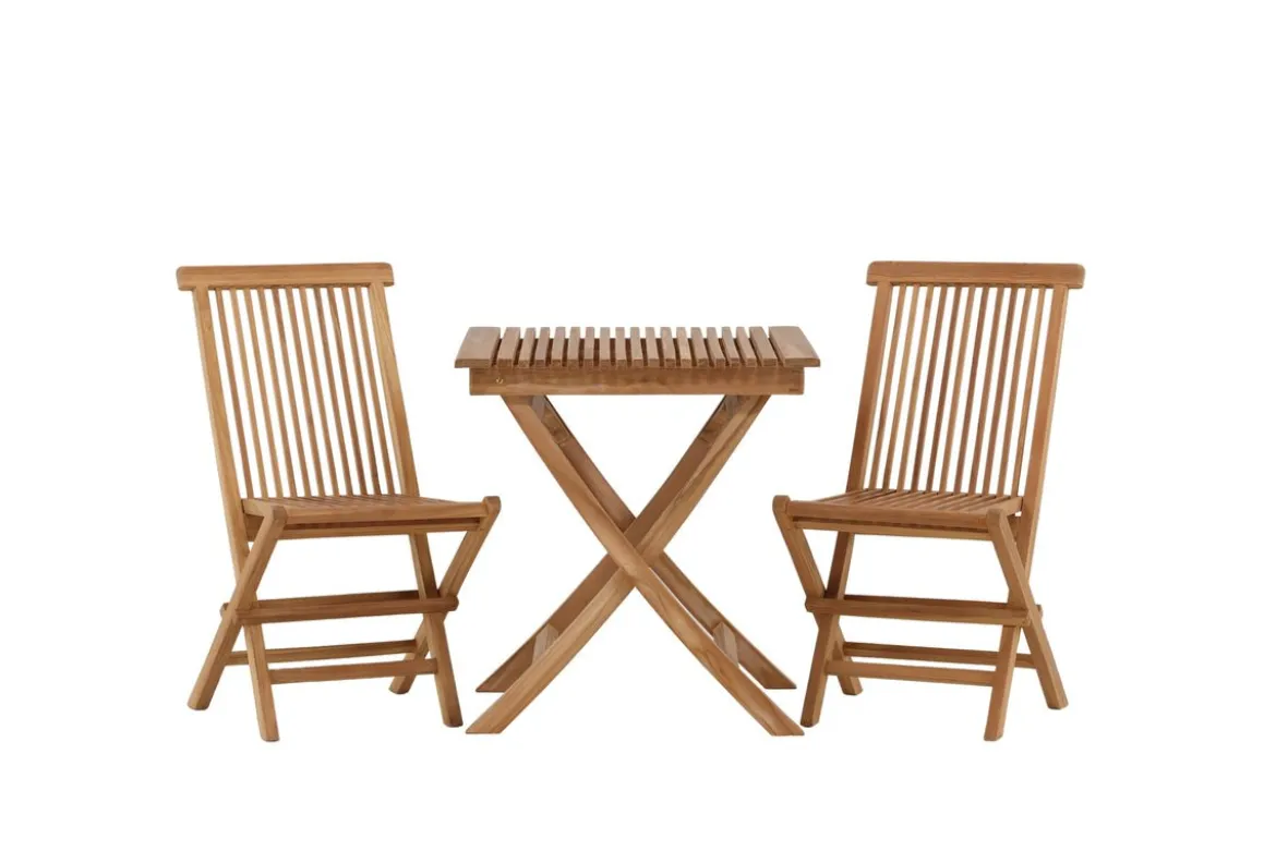 Garten Cafegruppe Wavaro – 3 teiliges Set aus Teakholz
