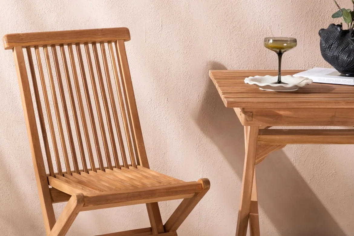 Garten Cafegruppe Wavaro – 3 teiliges Set aus Teakholz
