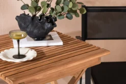 Garten Cafegruppe Xavina – 3 teiliges Set aus Teakholz und Textilene
