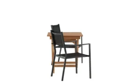 Garten Cafegruppe Xavina – 3 teiliges Set aus Teakholz und Textilene