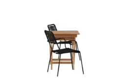 Garten Cafegruppe Zivano – 3 teiliges Set mit Teakholz-Tisch