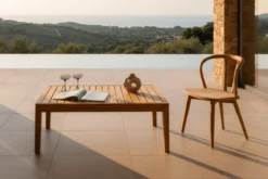 Garten Couchtisch Albania - Aus Teakholz in Natur-Optik