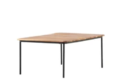 Garten Couchtisch Berit - Mit Tischplatte aus Akazie in Natur-Optik