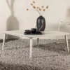 Garten Couchtisch Hannes - Aus beigem Aluminium