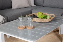 Garten Couchtisch Kreta - Aus Edelholz und Aluminium