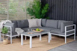 Garten Couchtisch Kreta - Aus Edelholz und Aluminium