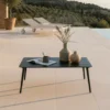 Garten Couchtisch Rhodos - Aus schwarzem Aluminium