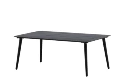 Garten Couchtisch Rhodos - Aus schwarzem Aluminium