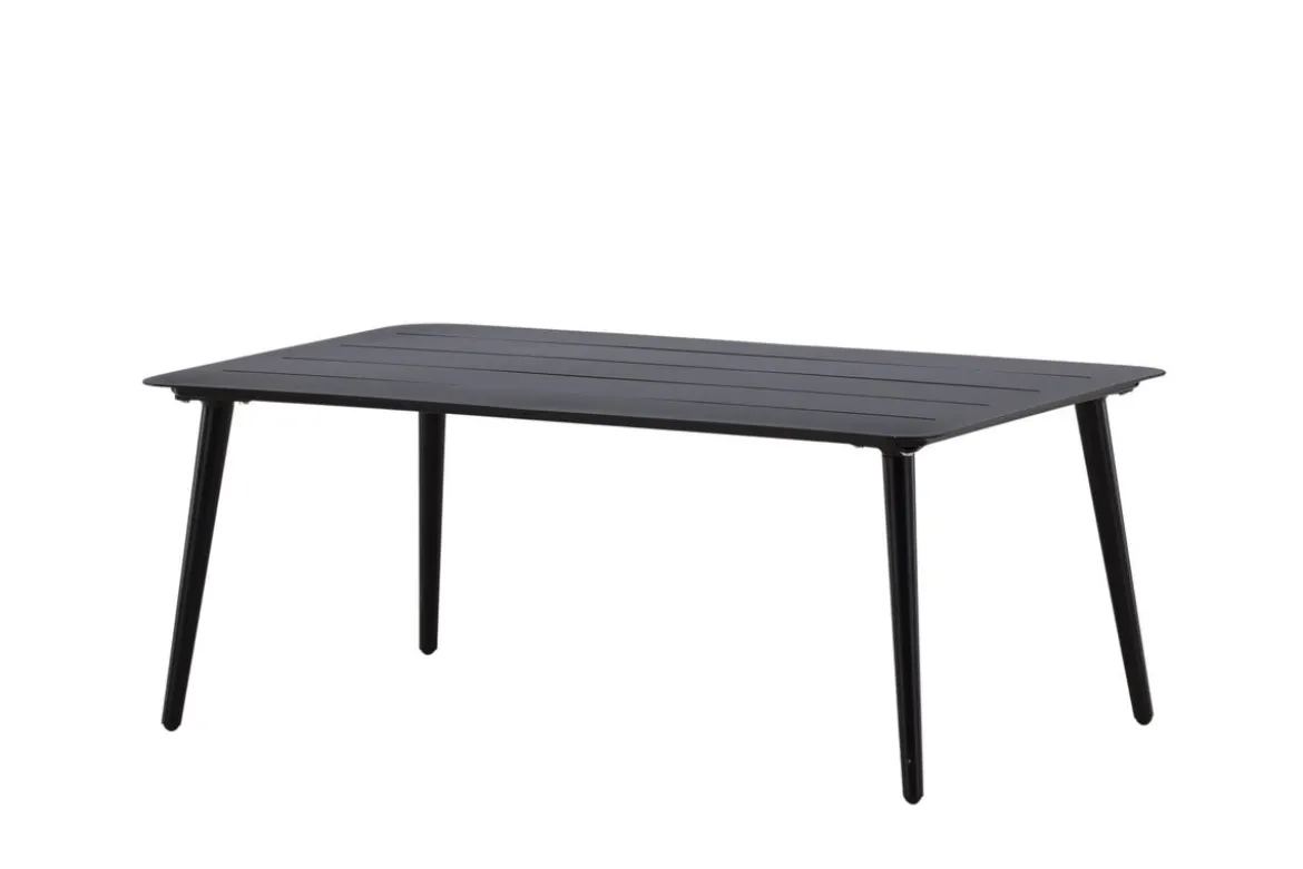 Garten Couchtisch Rhodos - Aus schwarzem Aluminium