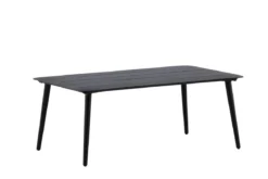 Garten Couchtisch Rhodos - Aus schwarzem Aluminium