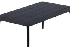 Garten Couchtisch Rhodos - Aus schwarzem Aluminium