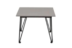 Garten-Couchtisch Rova – Fibercement mit Metallgestell