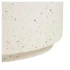 Garten Couchtisch Terava – in Terrazzo-Optik aus Faserlehm in Off-White