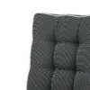 Garten 3er Set - Stuhlkissen Jill aus Polyester, Dunkelgrau
