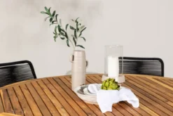 Garten Essgruppe Asante – 7-teiliges Gartenmöbel-Set mit Tisch aus Akazie