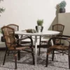 Garten Essgruppe Jorina – 5-teiliges Set in Rattanoptik