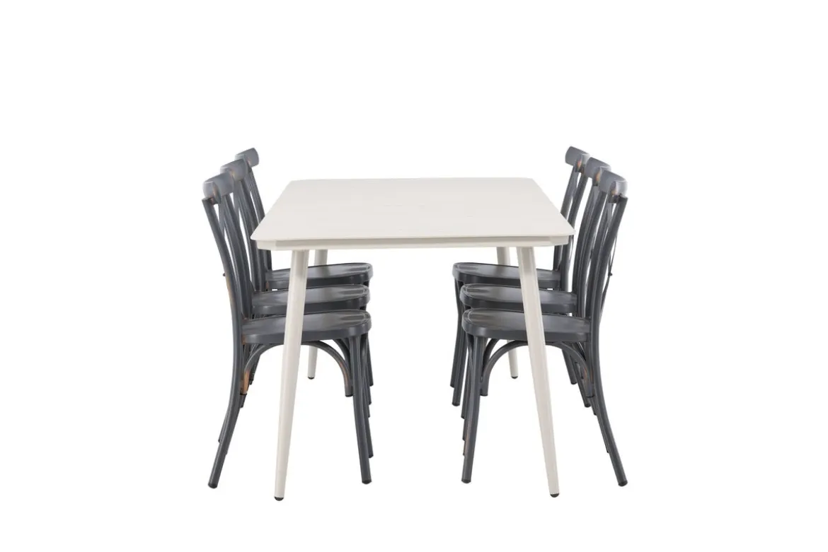 Garten Essgruppe Livious – 7-teiliges Gartenmöbel-Set für bis zu 6 Personen