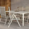 Garten Essgruppe Marlon – 5 bzw 7-teiliges Gartenmöbel-Set in Beige