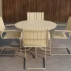 Garten Essgruppe Nativa – 5-teiliges Gartenmöbel-Set in Beige